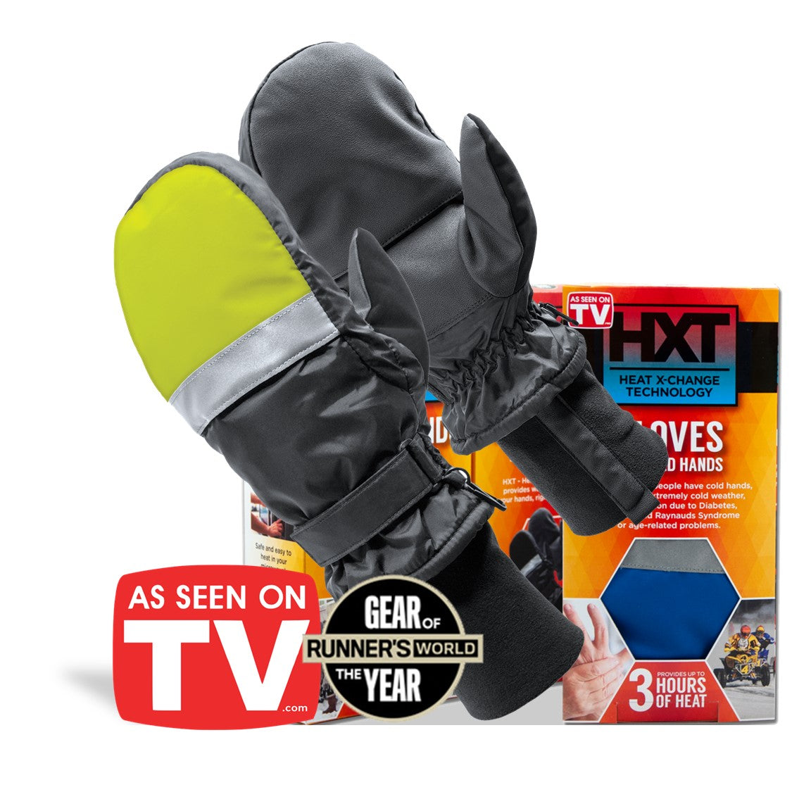 Marathon Mitten - Hi Viz Yellow