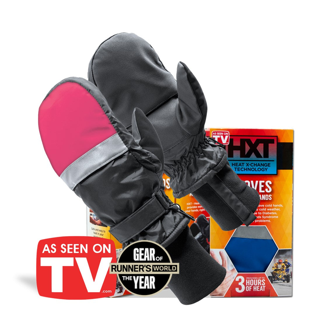 Hi Viz Pink Marathon Mitten